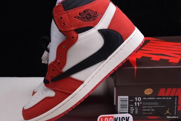 Cheap TBK SCOTT AIR RETRO TRAVIS CD4487 X 100(RED) - OG HIGH JORDAN 1 0728